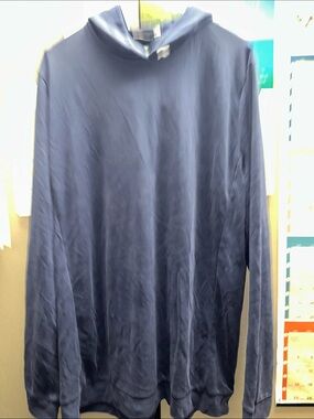 Men's Dark Navy Lightweight Hoodie Sweatshirt